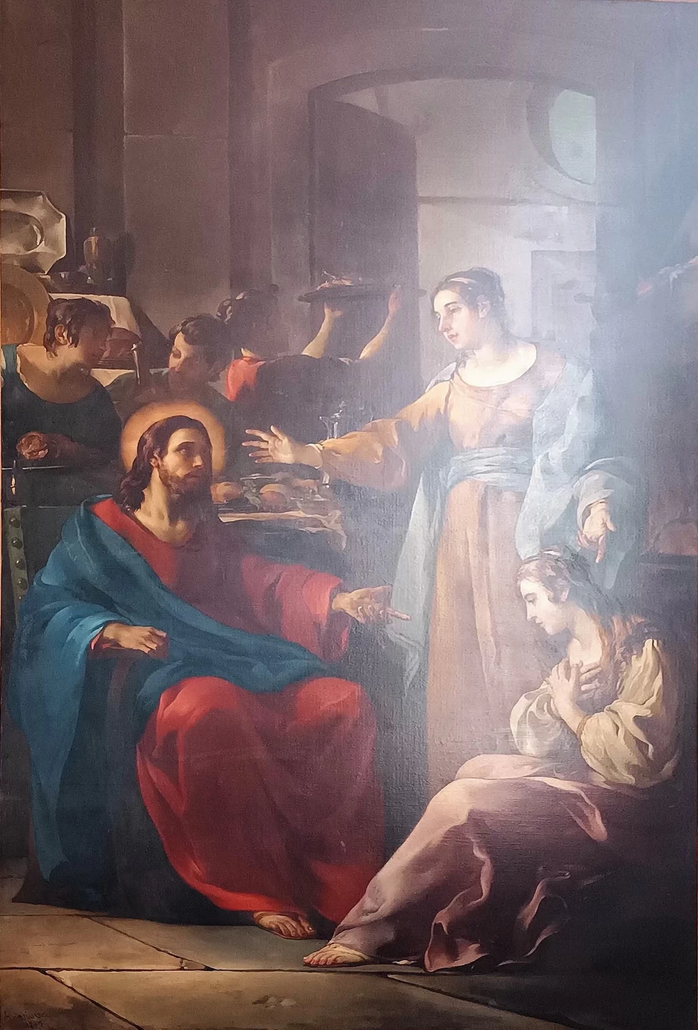 La Santa Marta riceve Cristo a Betania - Collégiale Sainte, Marthe de Tarascon